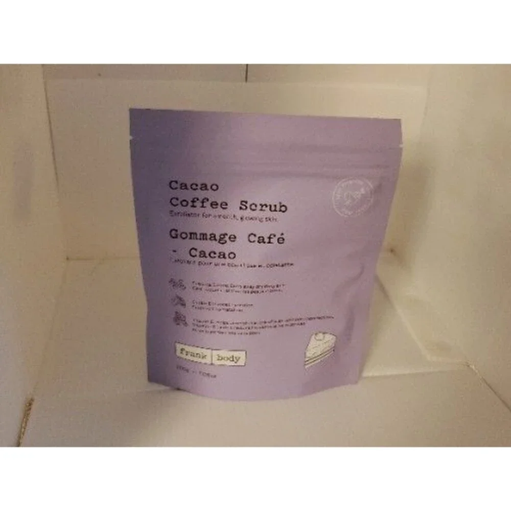 FRANK BODY New SEALED Cacao Coffee Scrub 200g/7.05 Oz Exfoliator Chocolate Cake!
